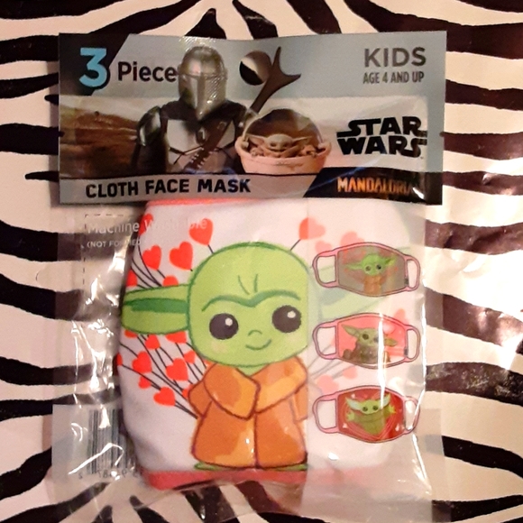 DISNEY'S BABY YODA/GROGU KIDS' FACE MASKS